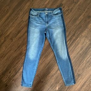 a.n.a Side Stripe Mid Rise Skinny Jegging Size 12